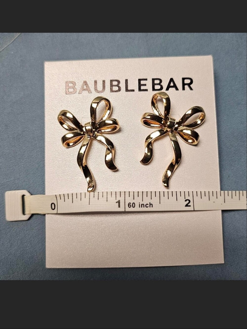 Baublebar Gold Bow Stud Earrings
